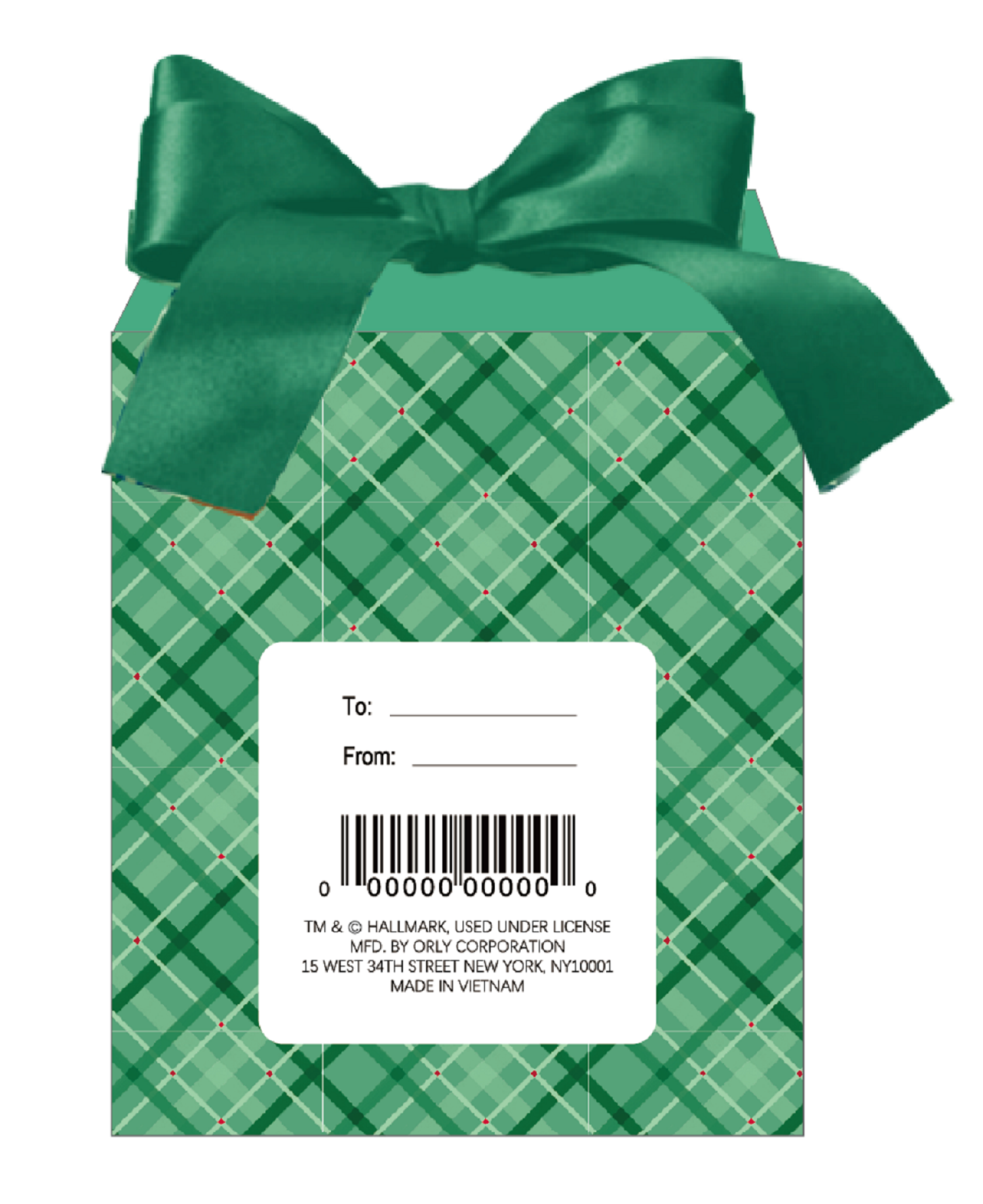 slide 2 of 2, 12oz Decal Glass With Matching Box-Happy holiday,green christmas tree, 12 oz