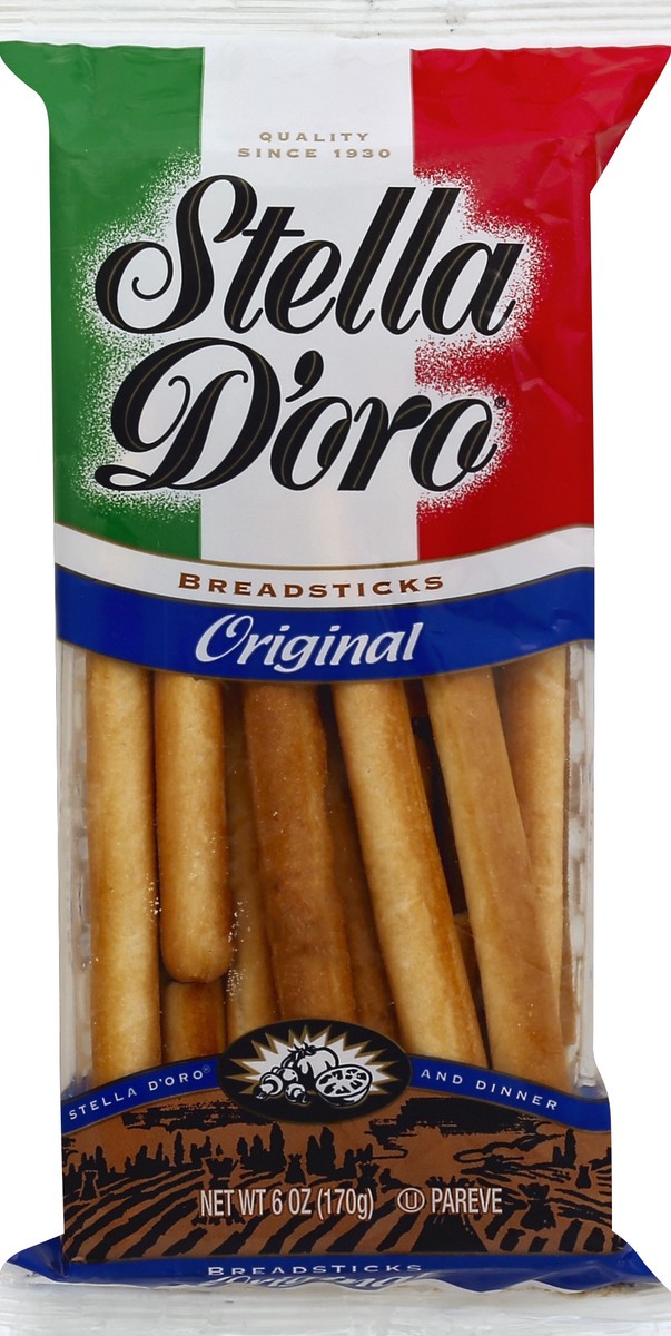 slide 5 of 5, Stella d'Oro Original Breadsticks, 6 oz