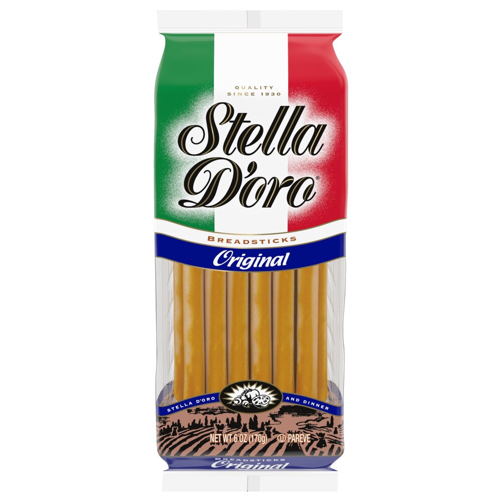 slide 1 of 5, Stella d'Oro Original Breadsticks, 6 oz