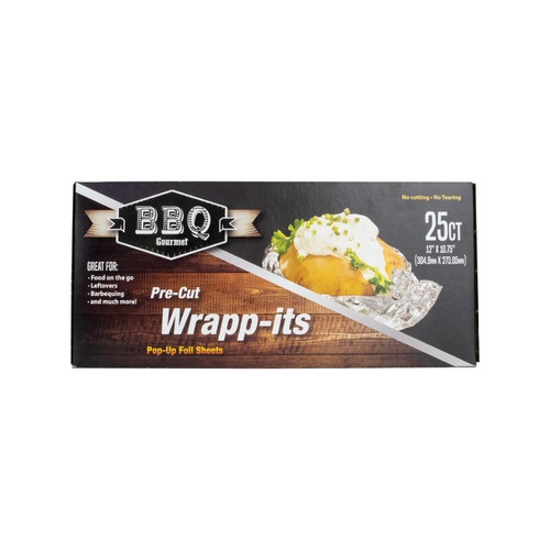 slide 1 of 1, BBQ Gourmet pre-cut wrapp-its, 25 ct