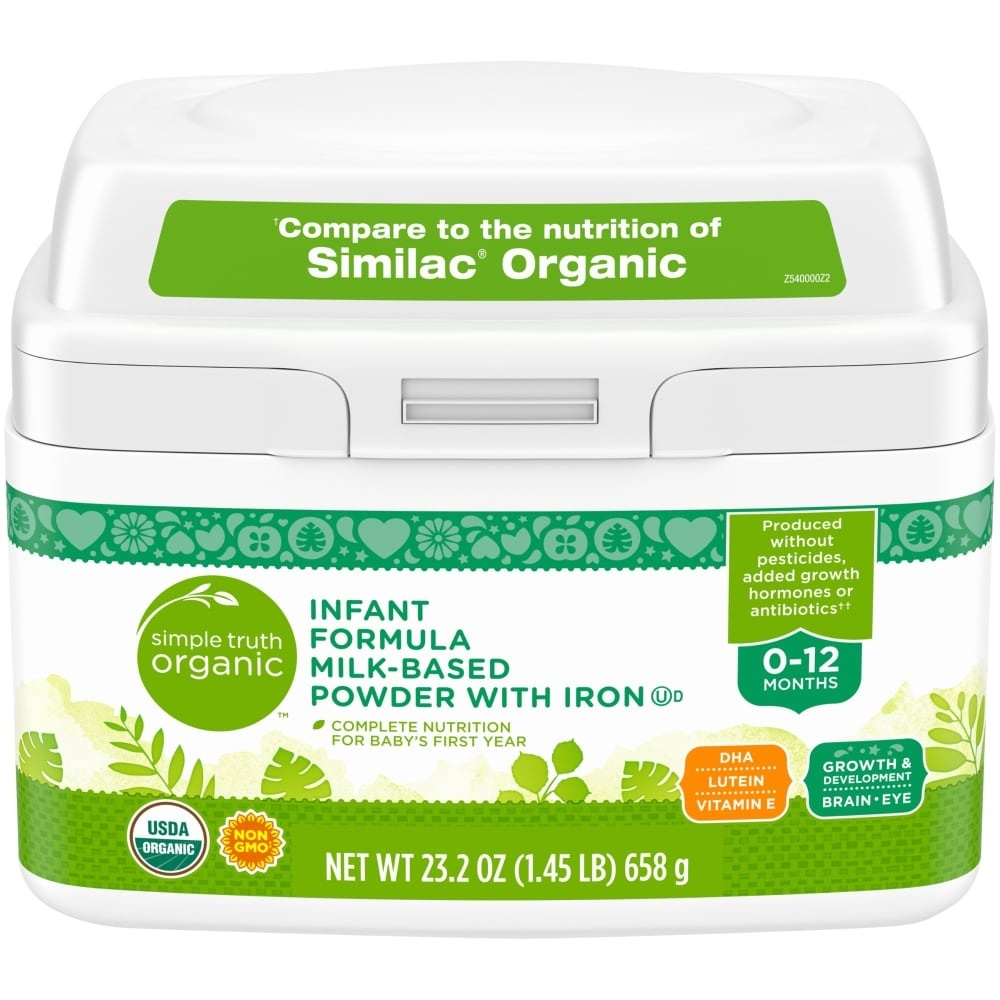 slide 1 of 1, Simple Truth Organic Infant Formula 23.2 oz, 23.20 oz