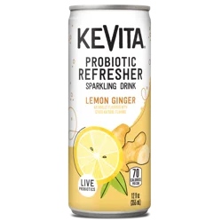 Kevita Sparkling Drink, Lemon Ginger, Probiotic Refresher