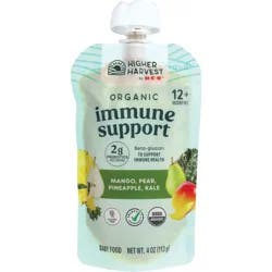 Higher Harvest by H-E-B Organic Immune Support Baby Food - Mango Pear Pineapple & Kale