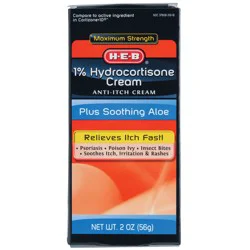 H-E-B 1% Hydrocortisone Cream Anti-Itch Cream