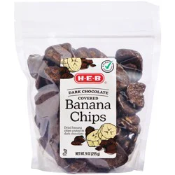 H-E-B Dark Chocolate-Covered Banana Chips