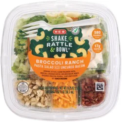 H-E-B Shake, Rattle & Bowl – Broccoli Ranch Pasta Salad with Uncured Bacon