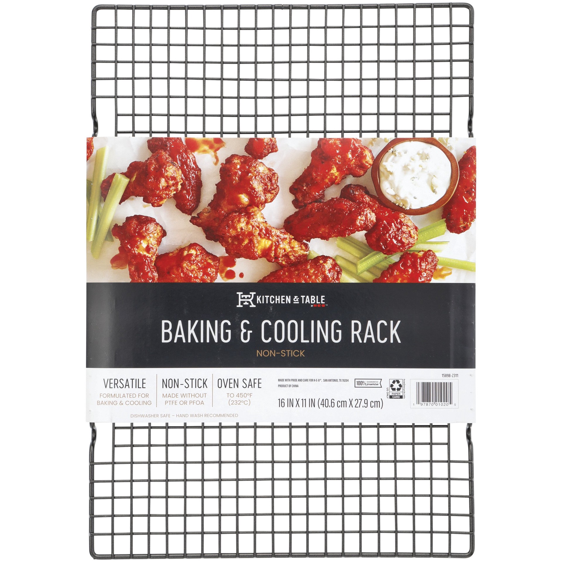 slide 1 of 1, Kitchen & Table by H-E-B Baking & Cooling Rack, 1 ct