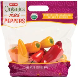 H-E-B Organics Mini Sweet Peppers