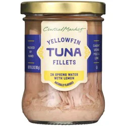 Central Market Yellowfin Tuna Fillets - Spring Water & Lemon