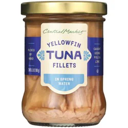Central Market Yellowfin Tuna Fillets - Spring Water