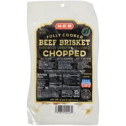 H-E-B Fully Cooked Seasoned Chopped Beef Brisket