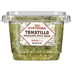 H-E-B Mi Tienda Molcajete-Style Salsa Tomatillo – Medium