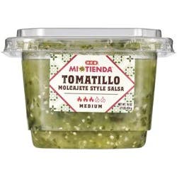 H-E-B Mi Tienda Molcajete-Style Salsa Tomatillo – Medium