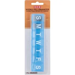 H-E-B Weekly Pill Organizer