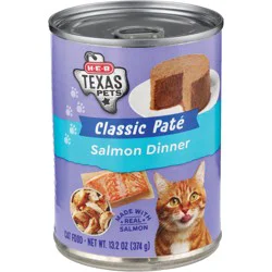 H-E-B Texas Pets Classic Paté Wet Cat Food – Salmon