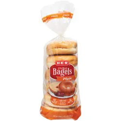H-E-B Plain Bagels
