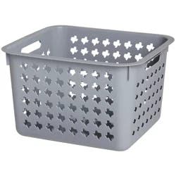 our goods Large Texas Storage Bin - Grey