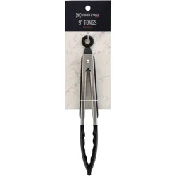 Kitchen & Table by H-E-B Stainless Steel & Silicone Tongs