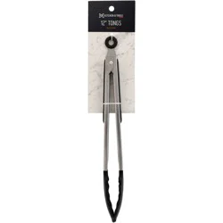 Kitchen & Table by H-E-B Stainless Steel & Silicone Tongs