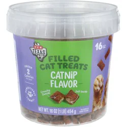 H-E-B Texas Pets Cat Treats - Catnip Filled