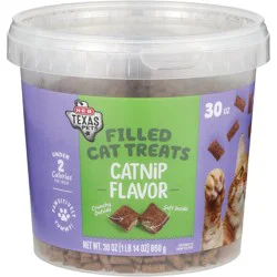 H-E-B Texas Pets Cat Treats - Catnip Filled