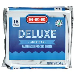 H-E-B Deluxe American Cheese Slices