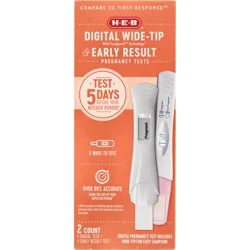H-E-B Digital & Early Result Pregnancy Test