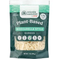 Higher Harvest by H-E-B Plant Based Mozzarella Cheese Shreds