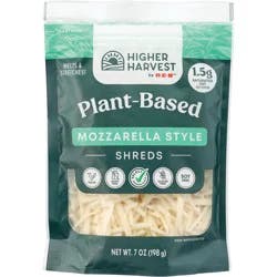 Higher Harvest by H-E-B Plant Based Mozzarella Cheese Shreds