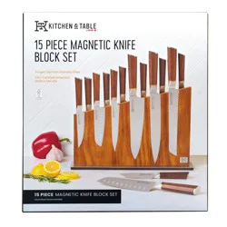 Kitchen & Table by H-E-B Magnetic Knife Block Set