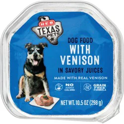 H-E-B Texas Pets Dog Food Venison
