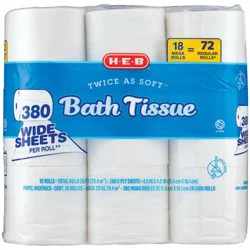 H-E-B Twice As Soft Toilet Paper