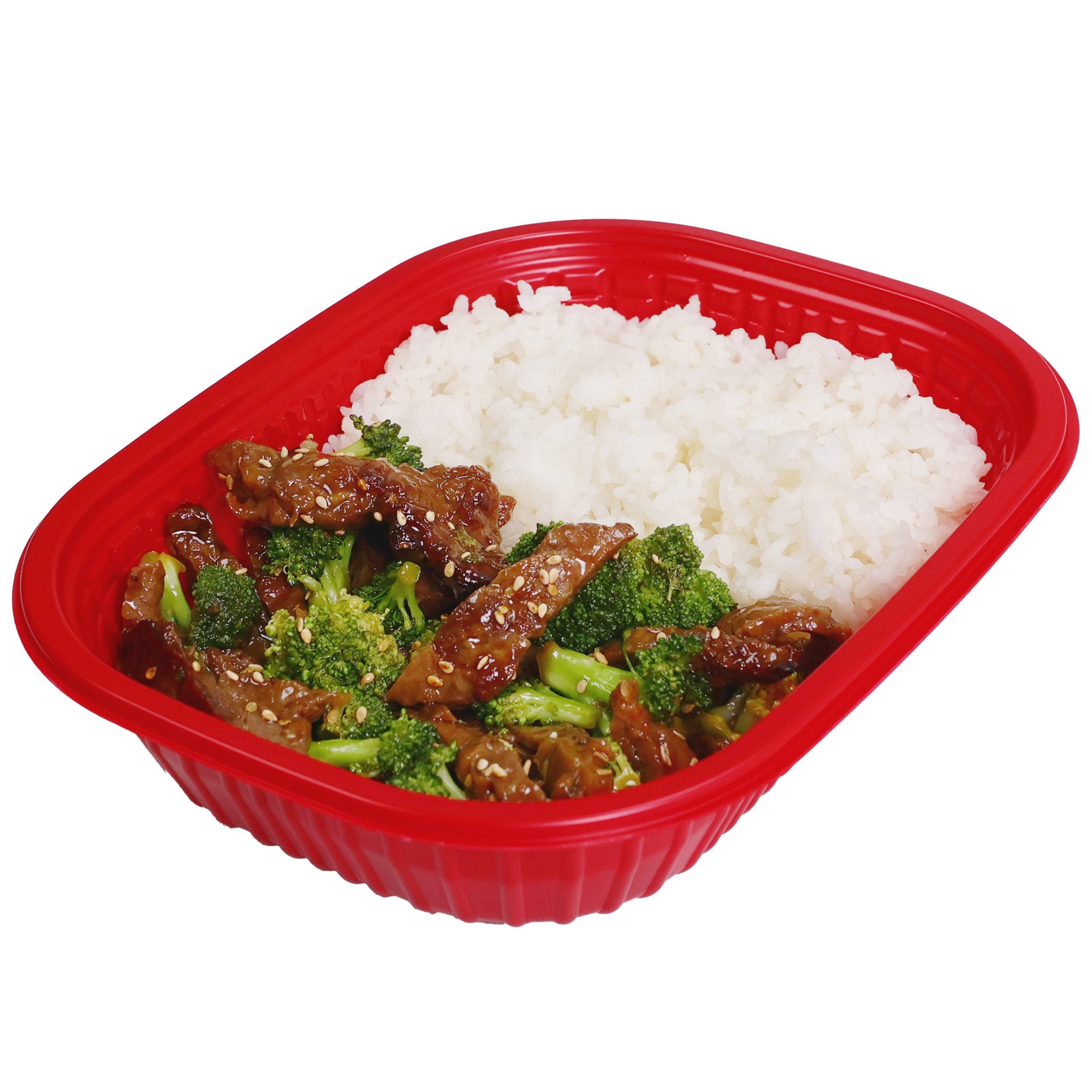 slide 1 of 1, H-E-B Sushiya Beef & Broccoli Rice Bowl, 16.8 oz