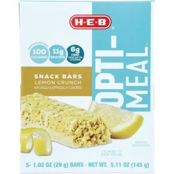 H-E-B Optimeal 11g Protein Snack Bars - Lemon Crunch