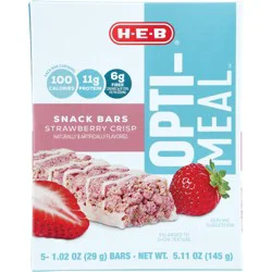 H-E-B Optimeal 11g Protein Snack Bars - Strawberry Crisp