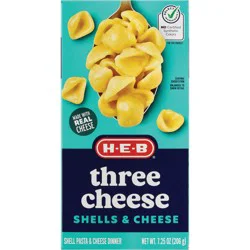 H-E-B Three Cheese & Shells Macaroni & Cheese