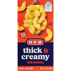 H-E-B Thick & Creamy Macaroni & Cheese