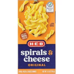 H-E-B Macaroni And Cheese Spirals