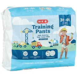 H-E-B Training Pants for Boys, 3T - 4T (32-40 lb)