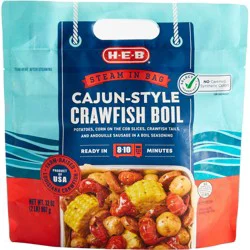 H-E-B Frozen Steam in Bag Cajun-Style Crawfish Boil
