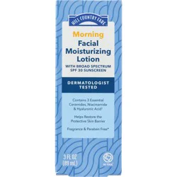 Hill Country Fare AM Facial Moisturizing Lotion - SPF 30, Fragrance Free