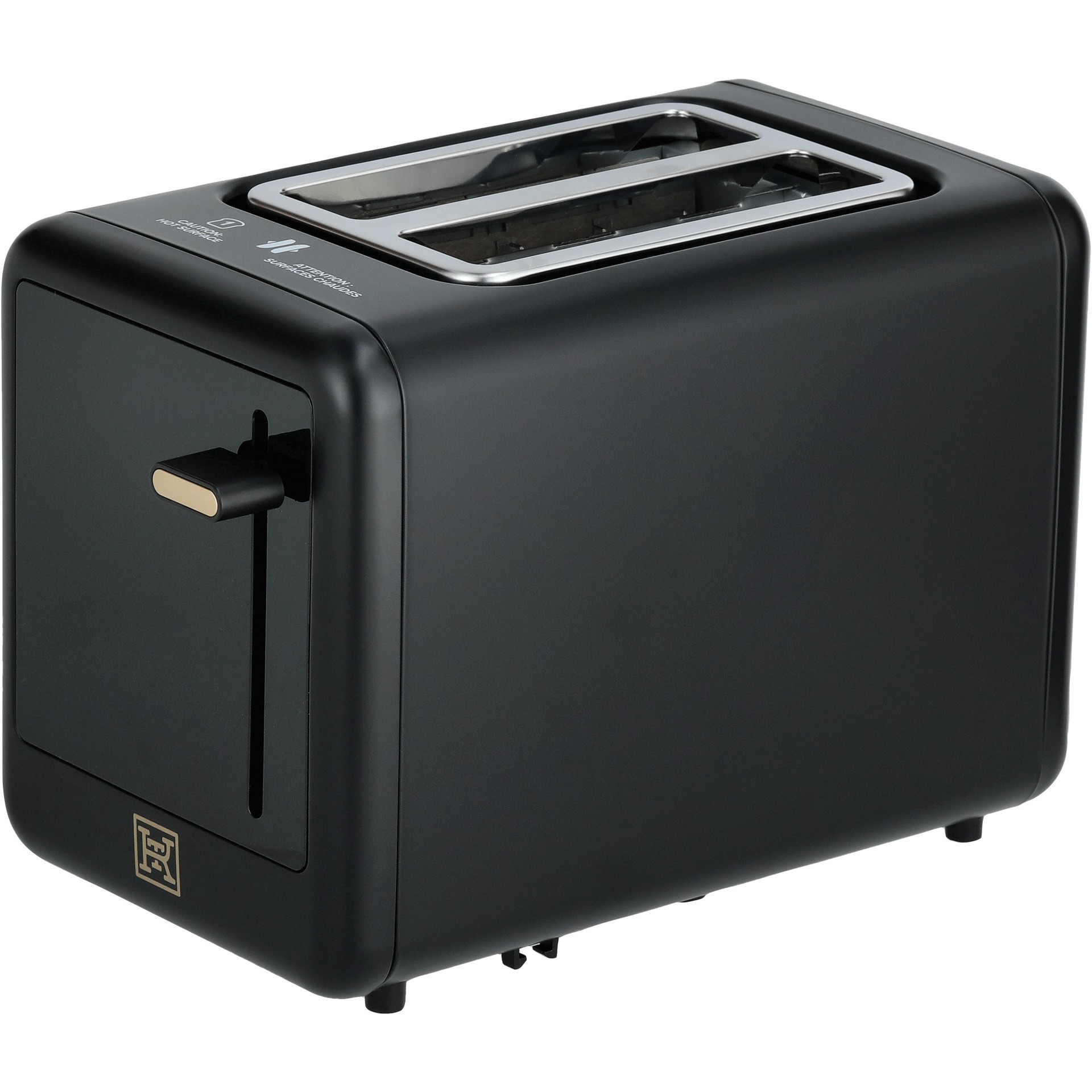 slide 1 of 1, Kitchen & Table by H-E-B 2-Slice Digital Toaster - Classic Black, 1 ct