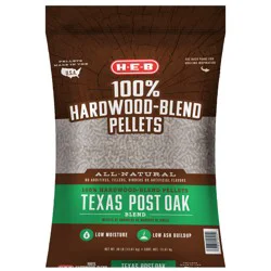 H-E-B 100% Hardwood-Blend Pellets - Post Oak