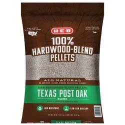 H-E-B 100% Hardwood-Blend Pellets - Post Oak