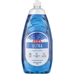 H-E-B Ultra Liquid Dish Soap - Fresh Scent
