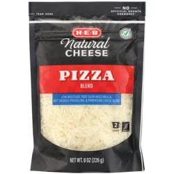 H-E-B Natural Cheese Shredded Pizza Blend 8oz