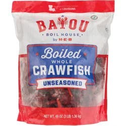 Bayou Boil House by H-E-B Cooked Frozen Whole Crawfish - Unseasoned