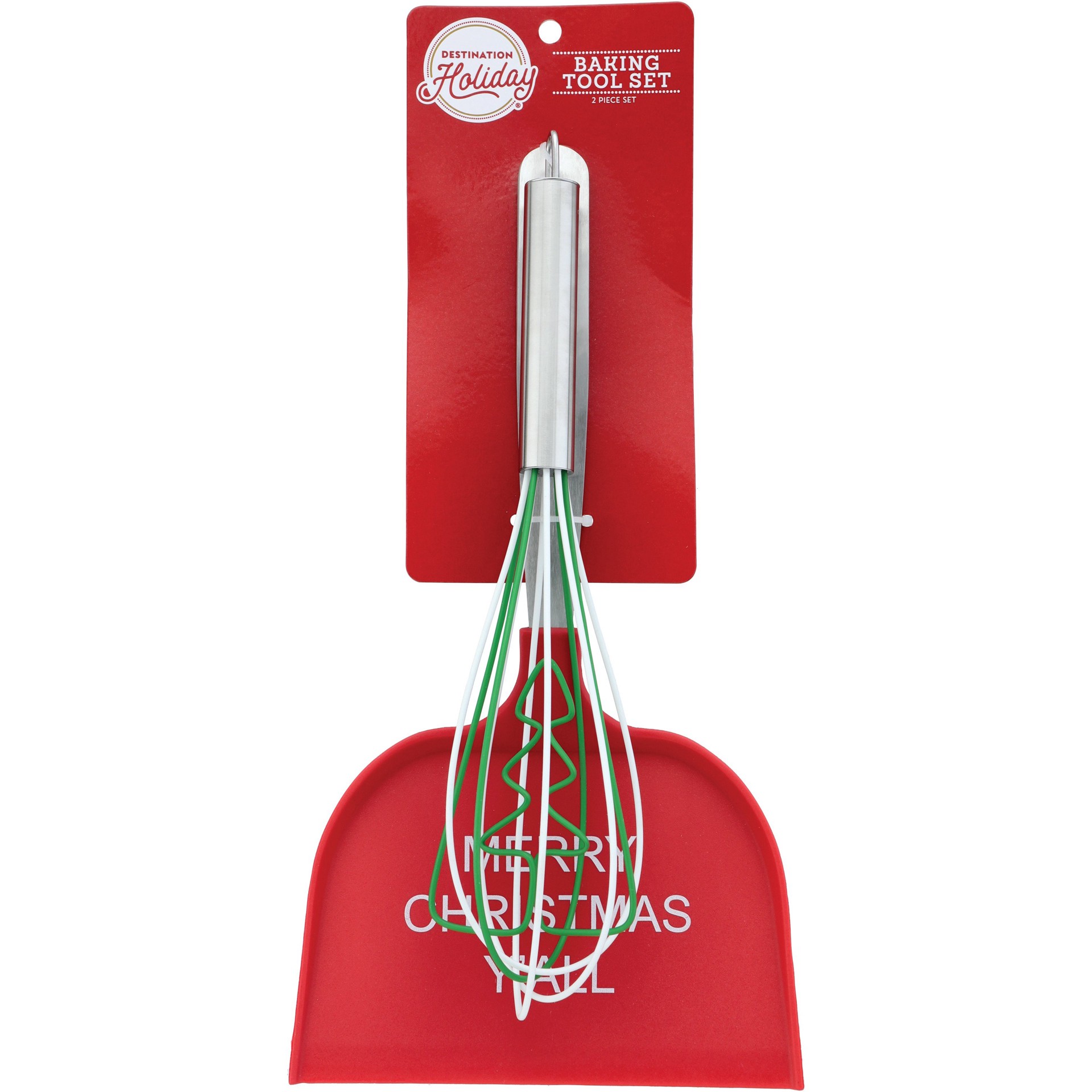 slide 1 of 1, Destination Holiday Merry Christmas Y'all Baking Tool Set, 2 ct