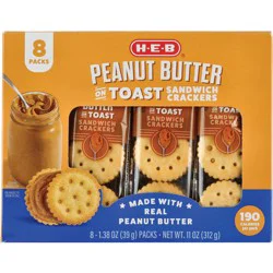 H-E-B Peanut Butter on Toast Sandwich Crackers