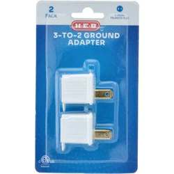 H-E-B 3 to 2 Grounded Adapters